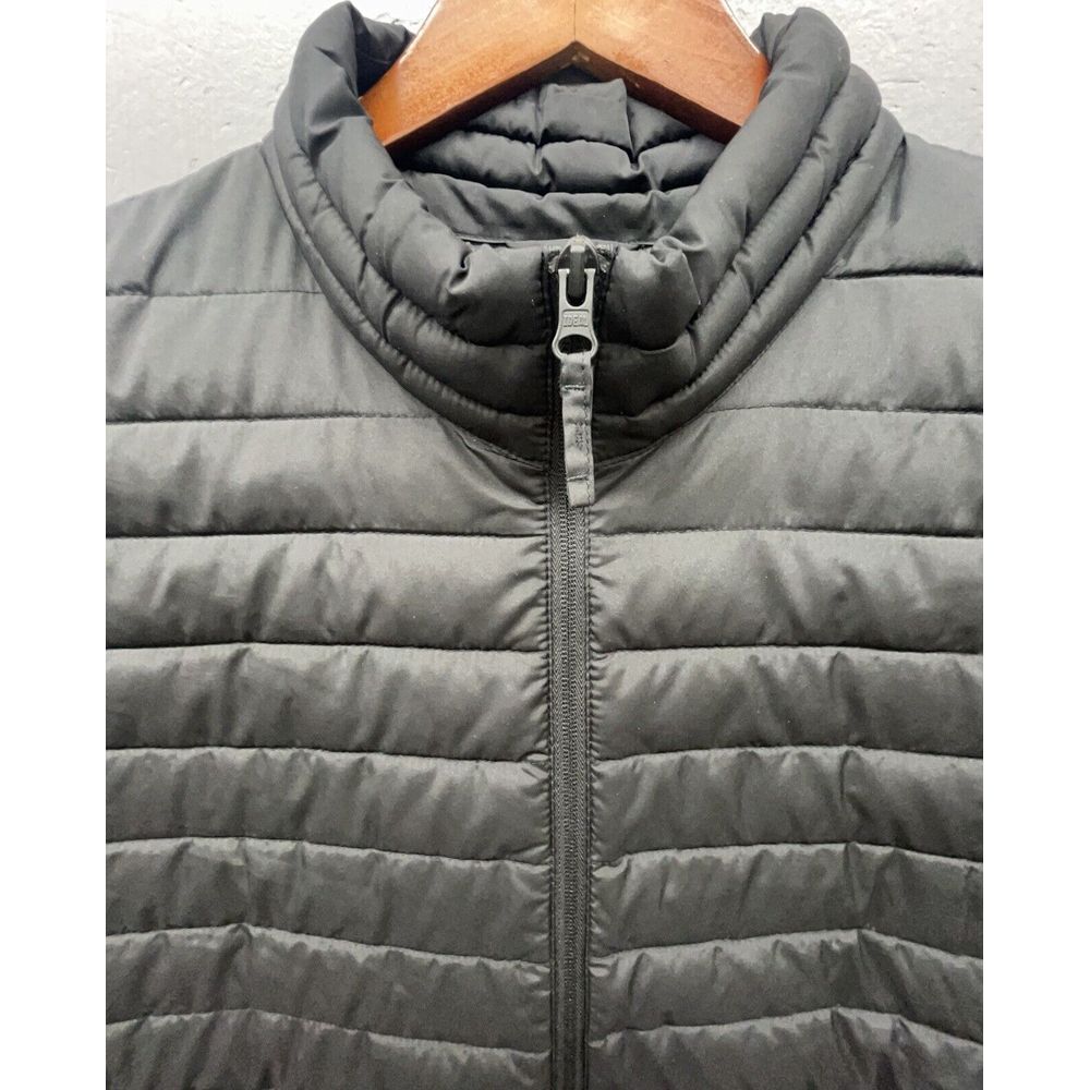 Gap Puffer Vest Men XL Black Cold Control Water Resistant Coated Full Zip Jacket - Picture 2 of 14